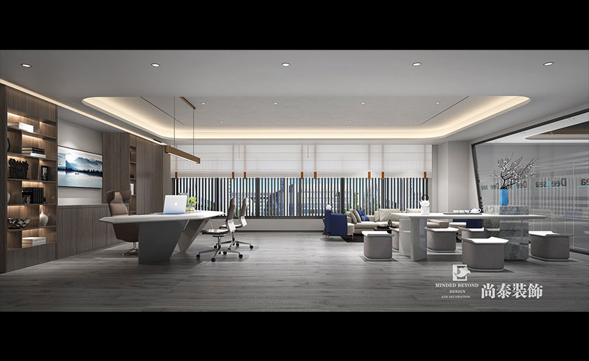 1200平米精密科技辦公室裝修設(shè)計(jì) | 深海精密