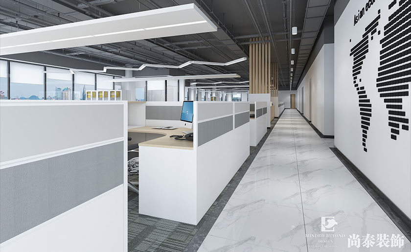 2400平米研究院深圳辦公室裝修設(shè)計(jì) | 陜煤研究院