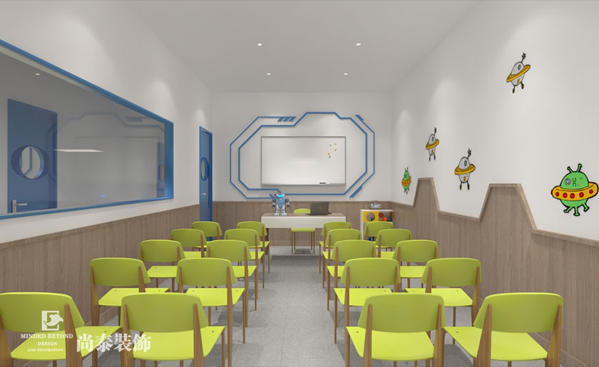 190平米機器人教育空間裝修設計 | 樂博樂博