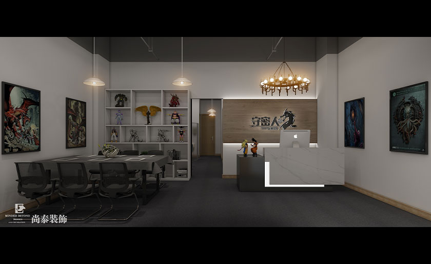 80平米深圳桌游店裝修設(shè)計(jì) | 守密人