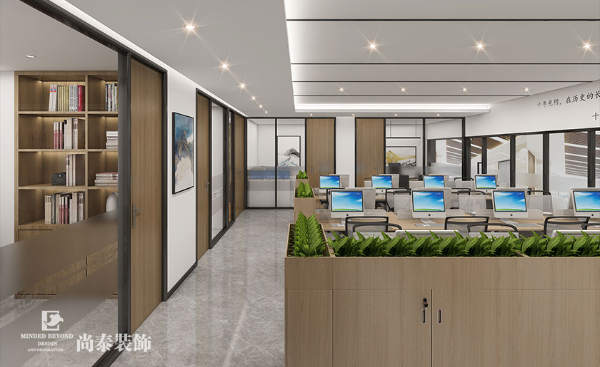 200平米深圳自動化公司辦公室裝修 | 保金佳科技