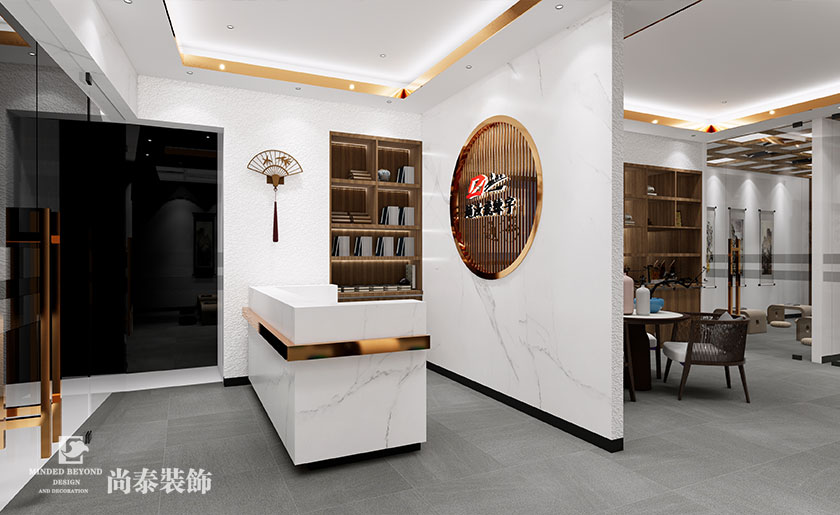 100㎡國學(xué)書法教育空間裝修設(shè)計 | 汝昊教育