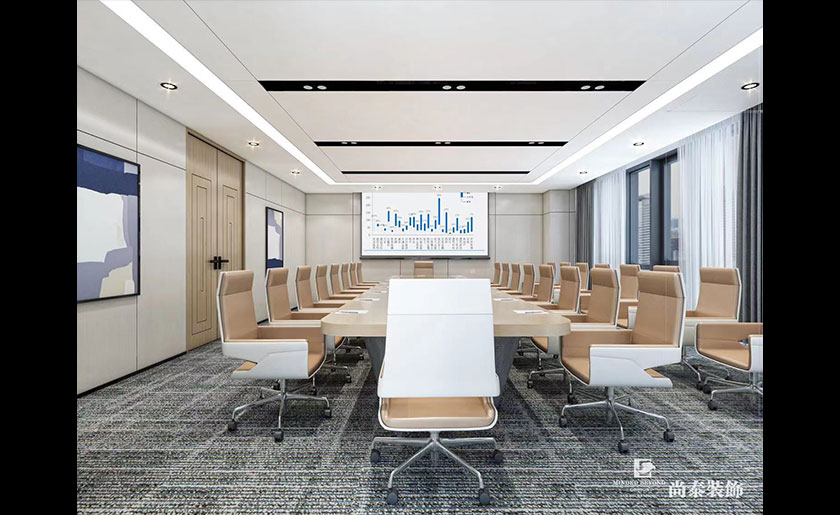 500平米供應(yīng)鏈公司辦公室裝修效果圖 | 博深供應(yīng)鏈