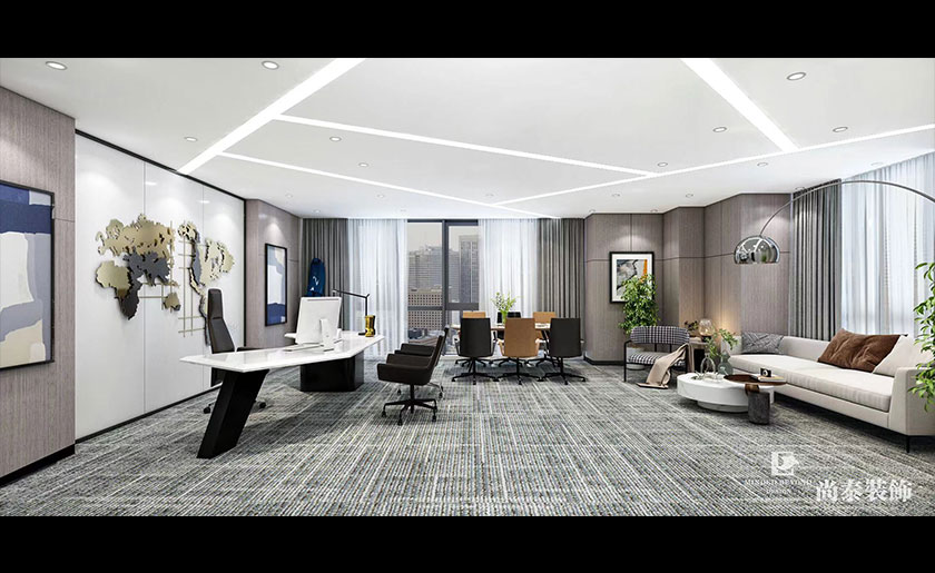 500平米供應(yīng)鏈公司辦公室裝修效果圖 | 博深供應(yīng)鏈