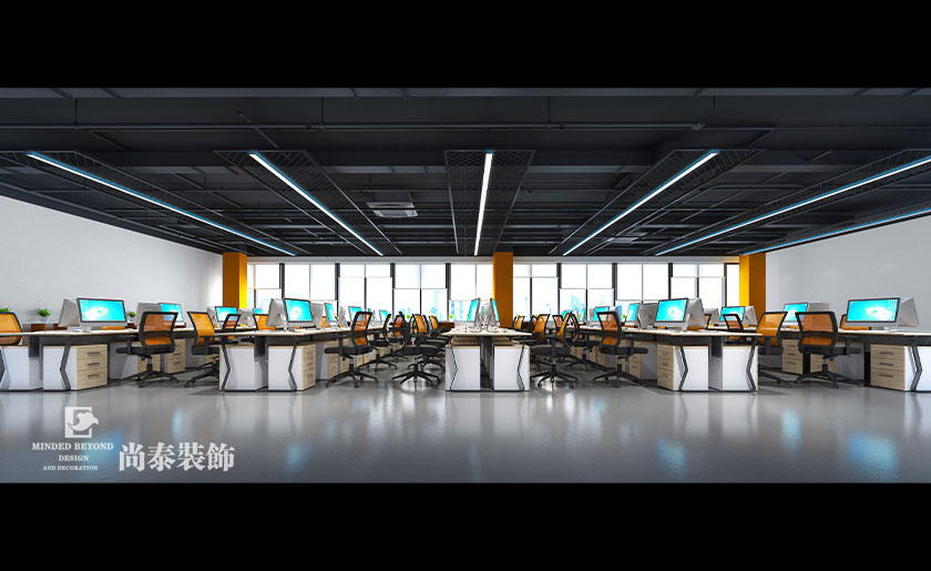 1000平米電子公司辦公室設(shè)計(jì)方案 | 諧振電子