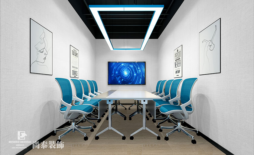 1200平米數(shù)控公司辦公室裝修設(shè)計 | 大通數(shù)控