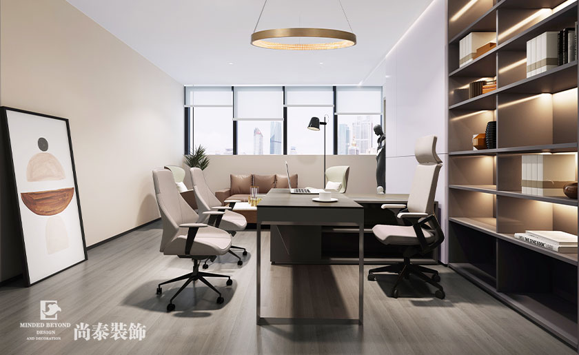 1200平米數(shù)控公司辦公室裝修設(shè)計 | 大通數(shù)控