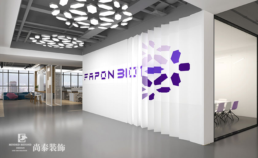 3000平米知名生物技術(shù)企業(yè)辦公室設(shè)計裝修 | 菲鵬生物