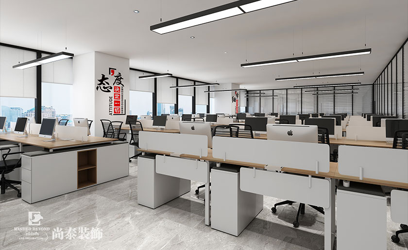 1500平米投資管理公司簡約設(shè)計辦公室 | 中廣資本