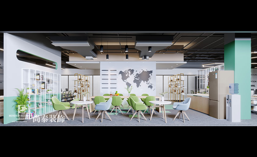 500平米簡(jiǎn)約現(xiàn)代寫(xiě)字樓辦公室裝修效果圖 | 有所為大廈