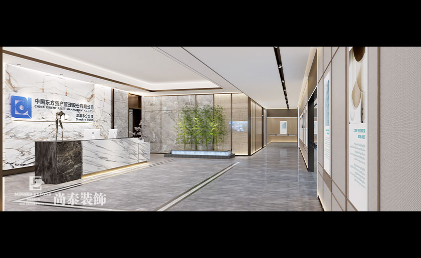 3000平米著名金融公司辦公室裝修設(shè)計 | 東方資產(chǎn)