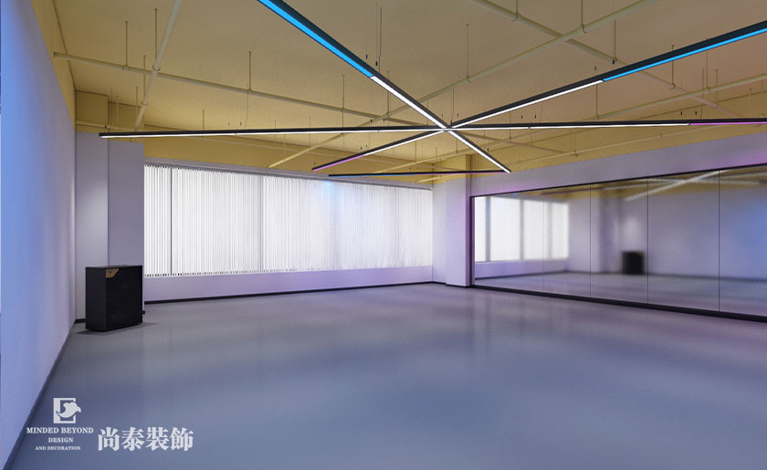 1000平米舞蹈教育培訓學校裝修效果圖 | 齊舞空間