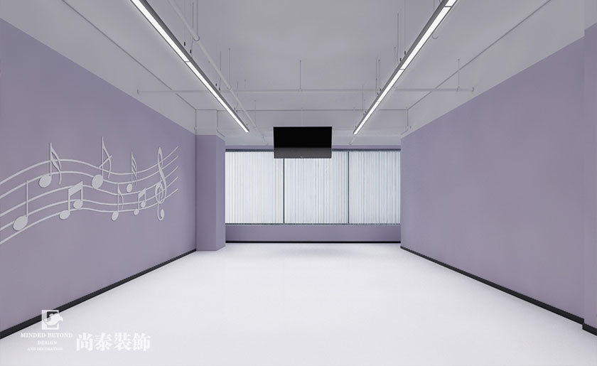 1000平米舞蹈教育培訓學校裝修效果圖 | 齊舞空間