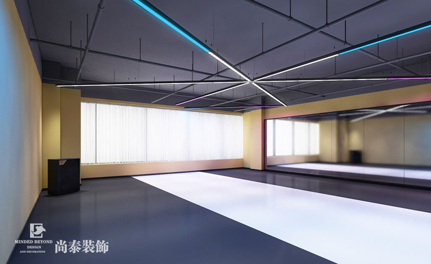 1000平米舞蹈教育培訓學校裝修效果圖 | 齊舞空間