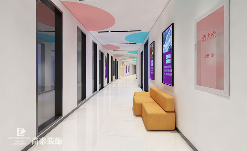 1000平米舞蹈教育培訓學校裝修效果圖 | 齊舞空間