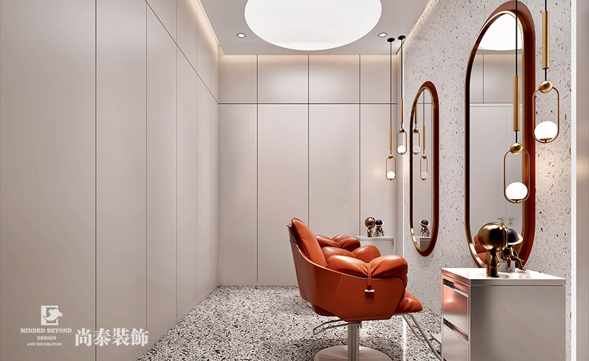 150平米現(xiàn)代網(wǎng)紅風(fēng)美發(fā)店裝修設(shè)計 | 美麗日記