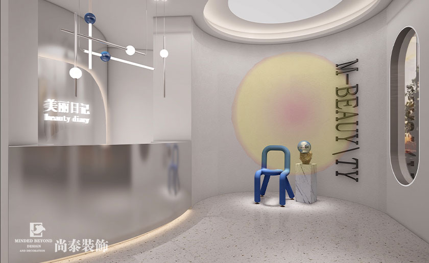 150平米現(xiàn)代網(wǎng)紅風(fēng)美發(fā)店裝修設(shè)計 | 美麗日記