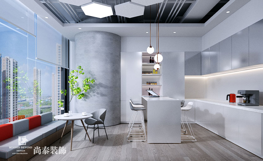 500平米IT公司辦公室裝修設(shè)計效果圖 | 盟創(chuàng)科技