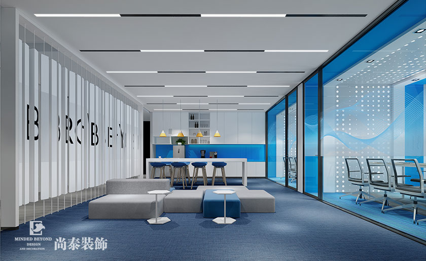 深圳4000平米智能科技公司辦公室裝修設(shè)計(jì)案例 | 云伽智能