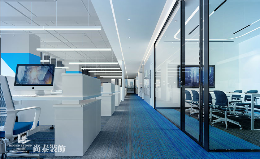 深圳4000平米智能科技公司辦公室裝修設(shè)計(jì)案例 | 云伽智能