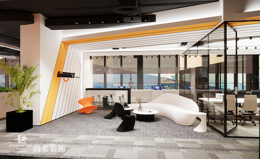 深圳600㎡機(jī)器人公司辦公室裝修效果圖 | 樂(lè)純動(dòng)力