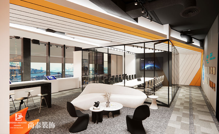 深圳600㎡機(jī)器人公司辦公室裝修效果圖 | 樂(lè)純動(dòng)力