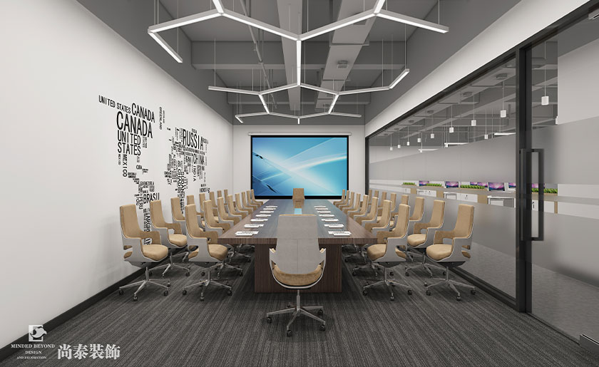 深圳辦公室設計1000平米高科技公司 | 固勝智能