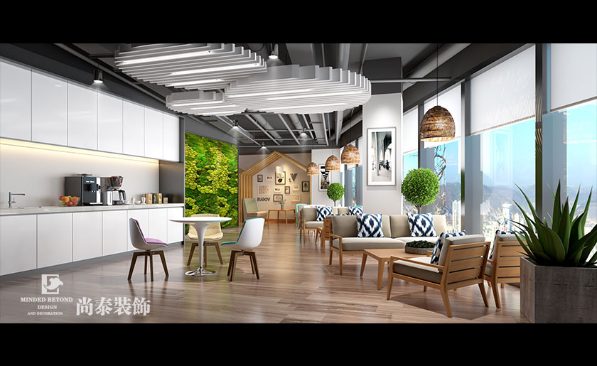 深圳辦公室裝修設(shè)計(jì)9000平米上市科技公司 | 芯海科技