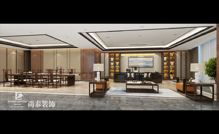 深圳辦公室裝修設(shè)計(jì)9000平米上市科技公司 | 芯?？萍? width=