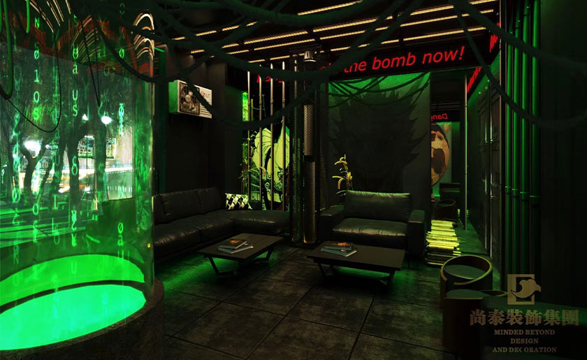 深圳密室逃脫裝修設計-300平米游戲娛樂空間