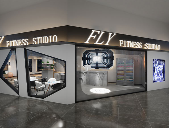 深圳250平米健身房裝修設(shè)計(jì)案例 | FLY健身房