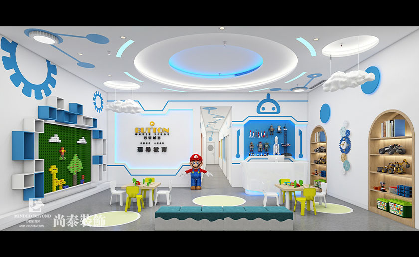 深圳教育培訓(xùn)機構(gòu)設(shè)計-200平米樂高教育空間 | 瑞?？萍? width=