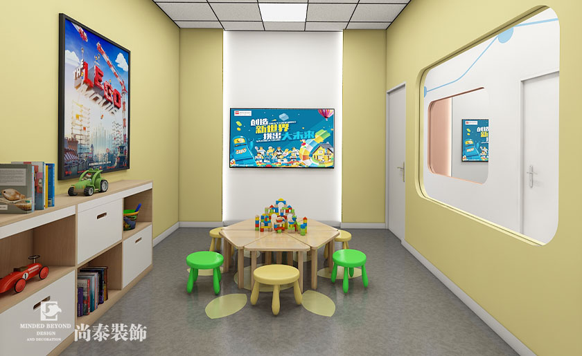 深圳教育培訓(xùn)機構(gòu)設(shè)計-200平米樂高教育空間 | 瑞?？萍? width=