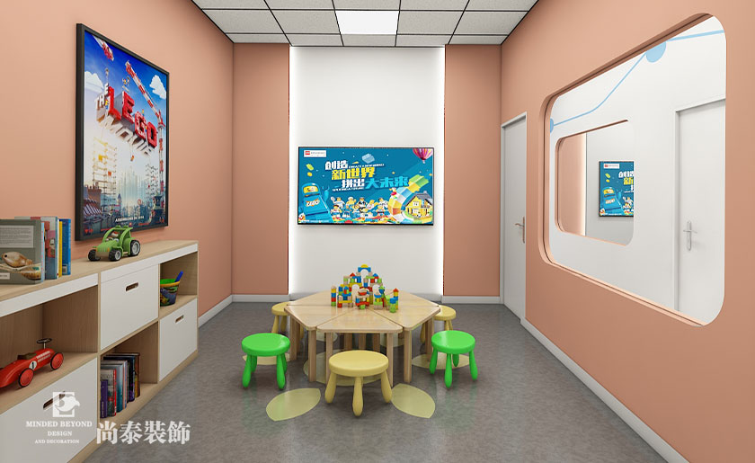 深圳教育培訓(xùn)機構(gòu)設(shè)計-200平米樂高教育空間 | 瑞?？萍? width=