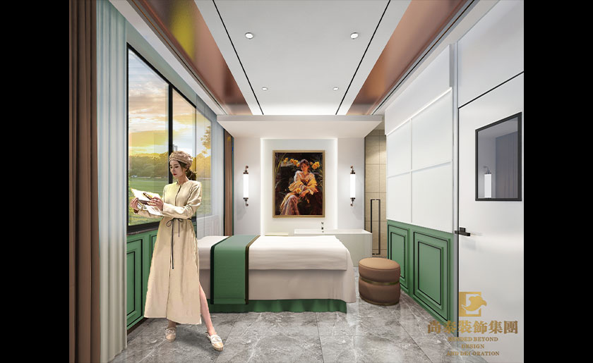 美容養(yǎng)生館裝修設(shè)計-100平米輕奢風(fēng)美容空間 | 多萊美