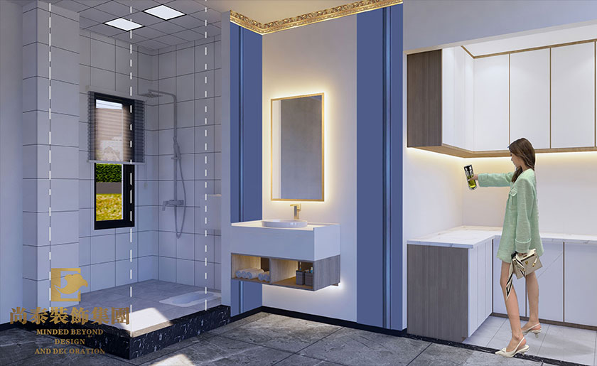 美容養(yǎng)生館裝修設(shè)計-100平米輕奢風(fēng)美容空間 | 多萊美