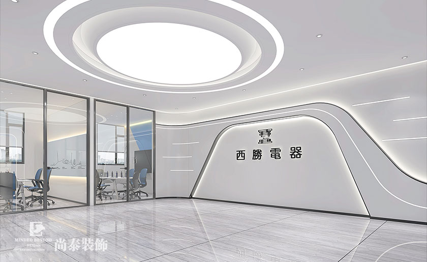 現(xiàn)代簡約風格深圳裝修公司辦公室裝修案例