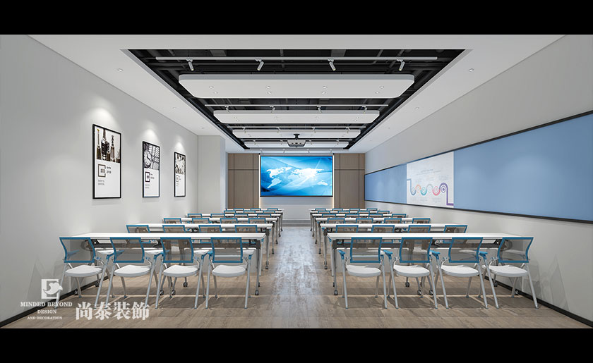 現(xiàn)代簡約風格深圳裝修公司辦公室裝修案例