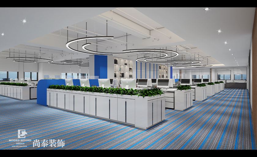 深圳辦公室設(shè)計效果圖-1000平米跨境電商公司 | 云通達(dá)信息