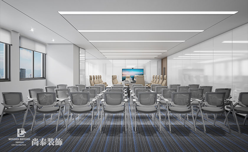 深圳辦公室設(shè)計效果圖-1000平米跨境電商公司 | 云通達(dá)信息