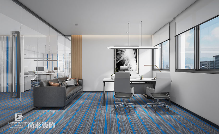 深圳辦公室設(shè)計效果圖-1000平米跨境電商公司 | 云通達(dá)信息