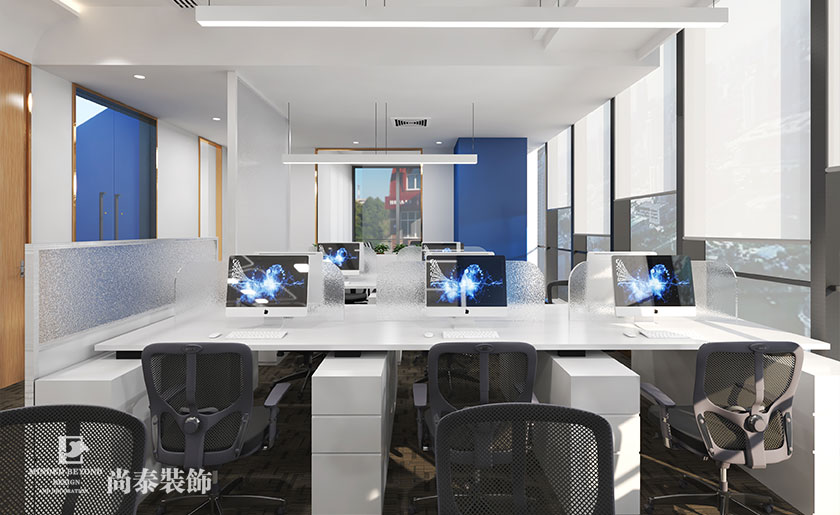 深圳寫字樓辦公室設(shè)計-380平米智能科技公司 | 甲殼蟲智能