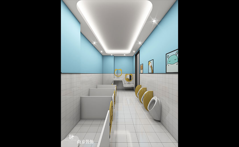 深圳200平兒童培訓(xùn)機(jī)構(gòu)裝修效果圖