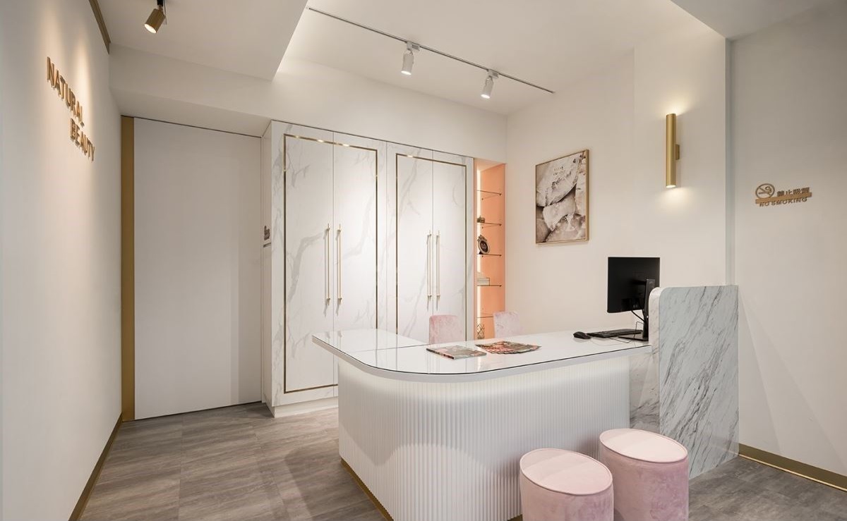 商業(yè)空間設(shè)計:是美容SPA，也是網(wǎng)紅打卡景點！讓糖系輕奢風(fēng)格融化你心