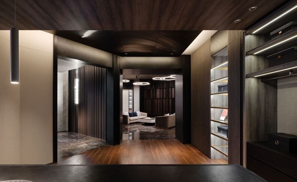 商業(yè)空間設(shè)計：精品級的時尚視角！MIT 品牌打造高端板材展示中心