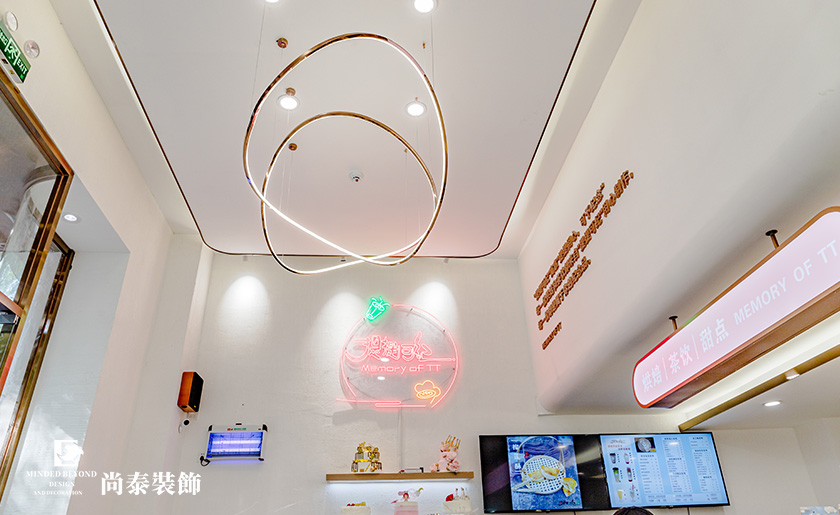 100平米時(shí)尚輕奢烘培店裝修實(shí)景案例 | 提提可紀(jì)