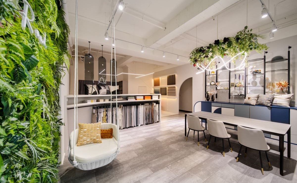 商業(yè)空間設(shè)計(jì):你看到的，都可以是家的模樣！跟著植生墻、浪漫吊椅走出專(zhuān)屬的美好花路