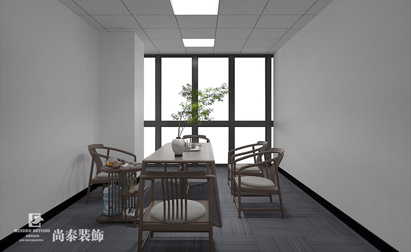 1000平米新能源上市公司辦公室裝修設計案例