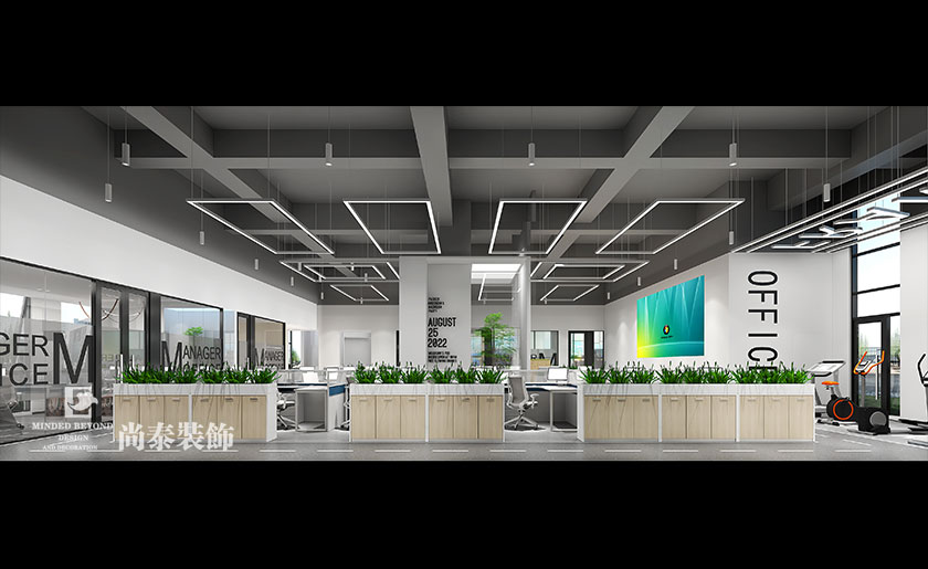 1200平米機(jī)器視覺科技公司辦公室裝修設(shè)計案例 | 富瑞姆