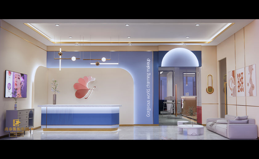 120平米美容美業(yè)教育培訓機構門店裝修設計